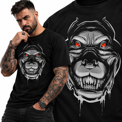 KOSZULKA  HORROR BAD DOG